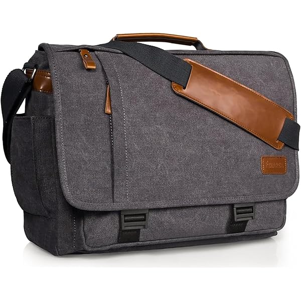 Amazon.com | Messenger Bag For Men,Water Resistant Unisex Canvas